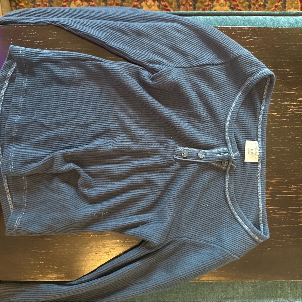 Abercrombie Kids Blue Long Sleeve Tee